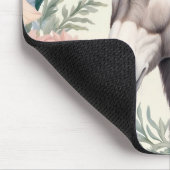 ドンキーパステル魅力的フラワーズファームアニマル マウスパッド (コーナー)