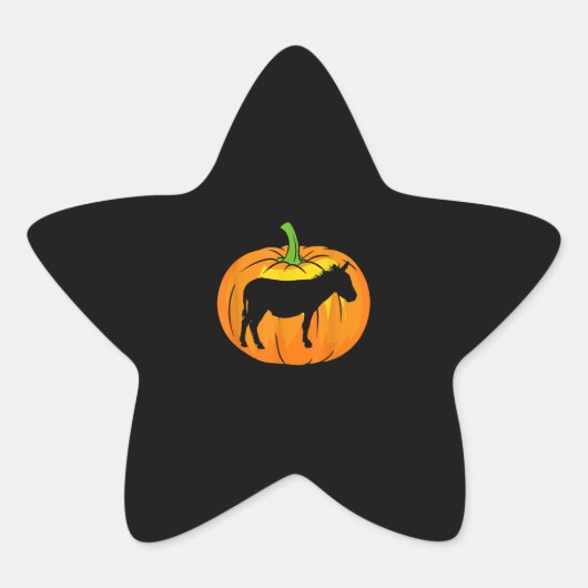 ドンキーパンプキン |ロバおもしろいーのハロウィーン項目 星シール (正面)