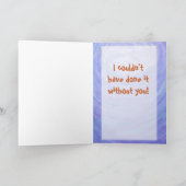 ドンキーパーティーセンター サンキューカード (内部)