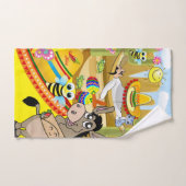 ドンキーメキシコ人男性ソンブレロバスルームのタオルセット バスタオルセット (ハンドタオル)