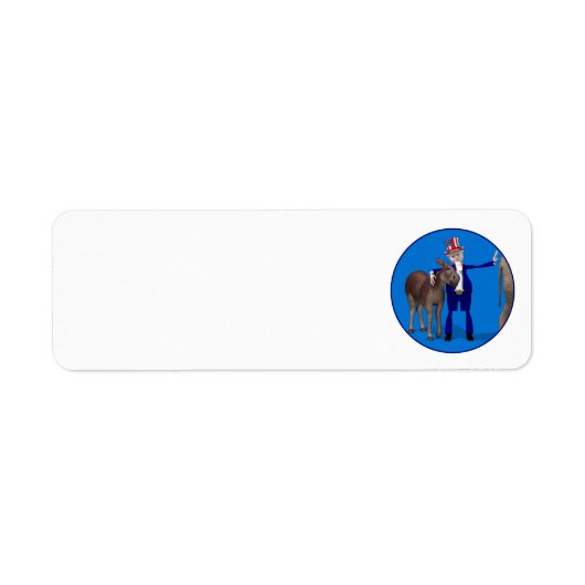 ドンキーラバーアンクルサム ラベル (正面)