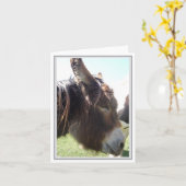 ドンキー空白のノートカード カード (黄色い花)