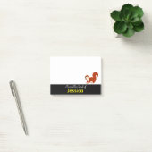 ドングリが付いているパーソナライズでかわいい正方形 ポストイット (オフィス)