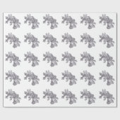 ドングリが付いている紅葉 ラッピングペーパー (フラット)