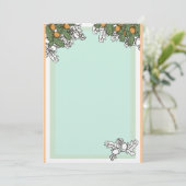 ドングリの結婚式招待状のリネン終わり 招待状 (スタンド正面)