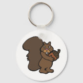 ドングリ付きのリス キーホルダー (正面)