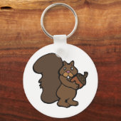 ドングリ付きのリス キーホルダー (正面)