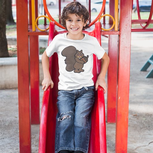 ドングリ付きのリス Tシャツ