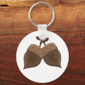 ドングリ素朴ンズオータムフォレスト自然 キーホルダー (正面)