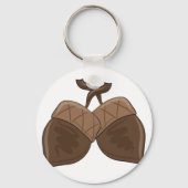 ドングリ素朴ンズオータムフォレスト自然 キーホルダー (裏面)