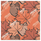 ドングリ葉スII ファブリック (クローズアップ)