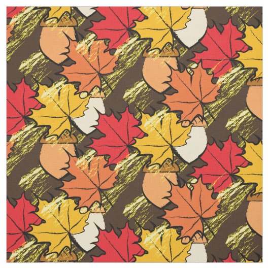 ドングリ葉スIV ファブリック (見本)