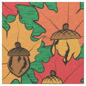 ドングリ葉スVI ファブリック (クローズアップ)