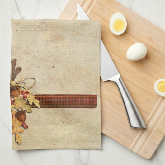 ドングリ キッチンタオル (四つ折り)