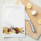 ドングリ-台所タオル キッチンタオル (四つ折り)