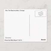 ドンザビーチコマー,ヴィンテージ・シカゴ・ネオンポストカー ポストカード (裏面)