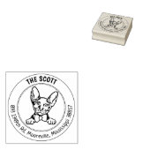 ドンスコイキャット差出人住所 ラバースタンプ (押印)