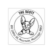 ドンスコイキャット差出人住所 ラバースタンプ (インプリント)