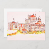 ドンセザールビーチリゾート水彩はがき ポストカード (正面/裏面)