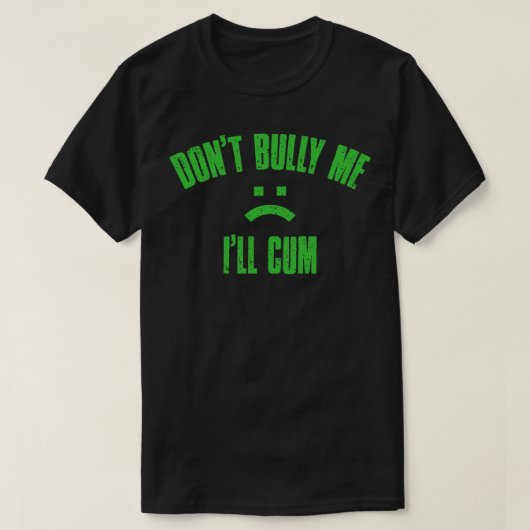 ドントイズイイルグリーンヴィンテージ文字 Tシャツ (デザイン正面)