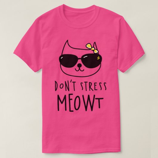 ドントストレスムオウ Tシャツ (デザイン正面)