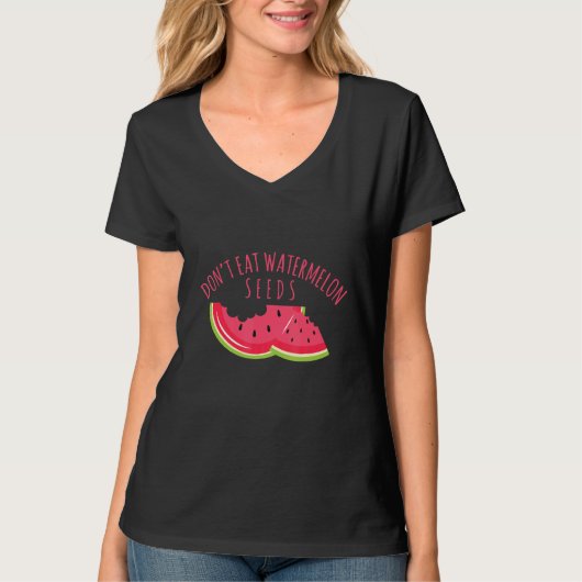 ドントス食べポーロンシーズフルーツグルメ Tシャツ (正面)