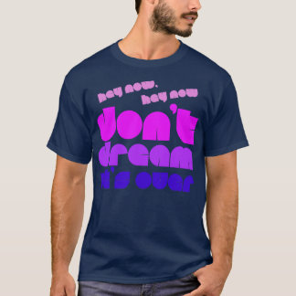 ドントリームitsオーバーレトロフォント tシャツ