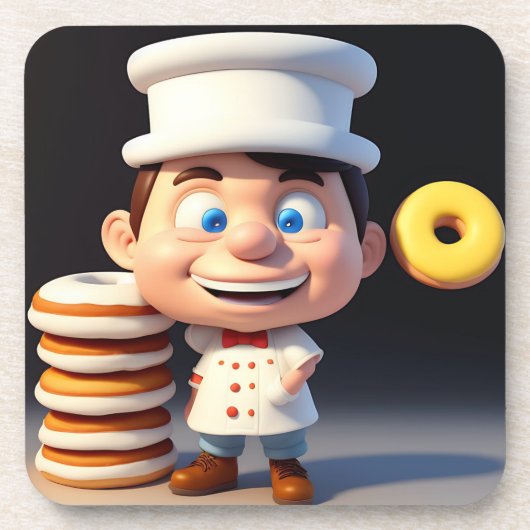 ドントTouchマイドーナツ、コースターセット コースター (正面)