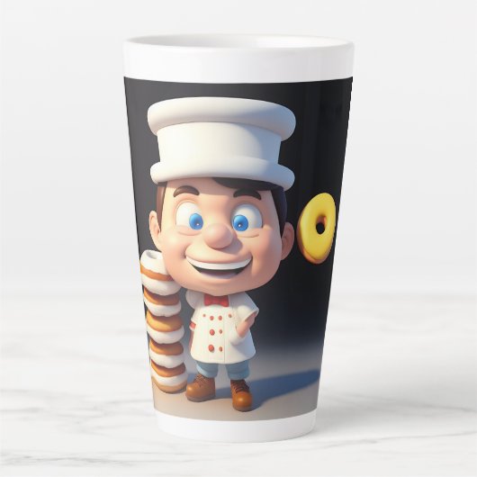ドントTouchマイドーナツ、ラテマグ カフェラテマグ (正面)