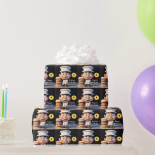 ドントTouchマイドーナツ、誕生日ギフトラップ ラッピングペーパー