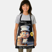 ドントTouch私のドーナツ、キッズエプロン エプロン (インサイチュ)