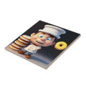 ドントTouch私のドーナツ、セラミックタイル タイル (側面)