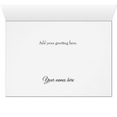 ドンドナルド結婚・プレイドの写真サンキューカード (内部横(下))