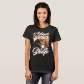 ドンドンショップ動物レスキュー活動家犬 Tシャツ (正面フル)