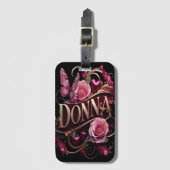 ドンナスゴールデンロマンス ラゲッジタグ (正面縦)