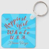 ドンナファーゴ両面カントリーミュージックキーチェーン キーホルダー (裏面)