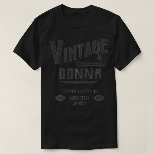 ドンナヴィンテージ Tシャツ (デザイン正面)