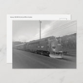 ドンバでノルウェーのディーゼル機関車Di3 642。 ポストカード (正面/裏面)