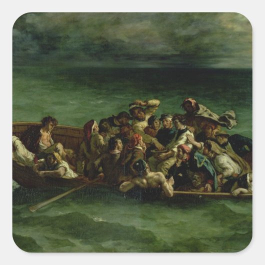 ドンファンの難破船， 1840 スクエアシール (正面)