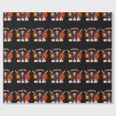 ドンラドトランプオおもしろいレンジマン素晴らしいトランプサポーター ラッピングペーパー (フラット)