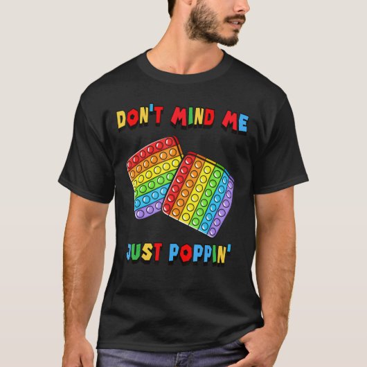 ドン私だけポップンおもしろいトイFidget感覚P Tシャツ (正面)