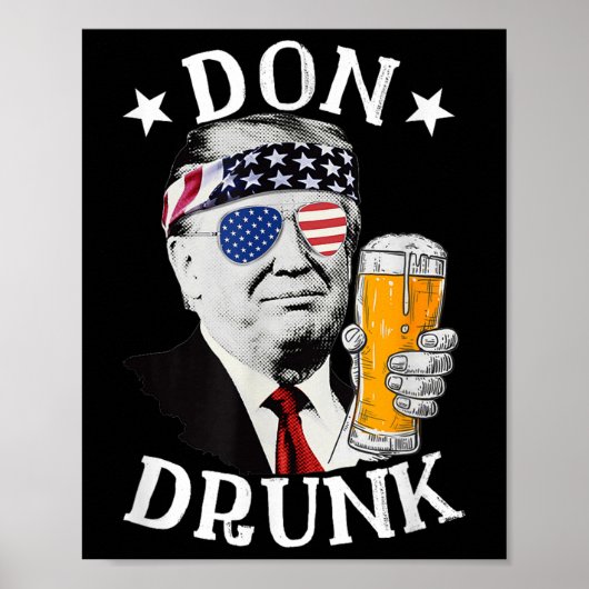 ドン飲大統領ドナルド・トランプ4th ポスター (正面)