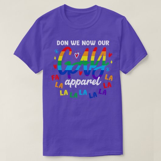 ドン・ウィー・ナウのゲイ Tシャツ (デザイン正面)