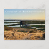 ドン・エドワーズ・サンフランシスコ・ベイからの挨拶！ ポストカード (正面)