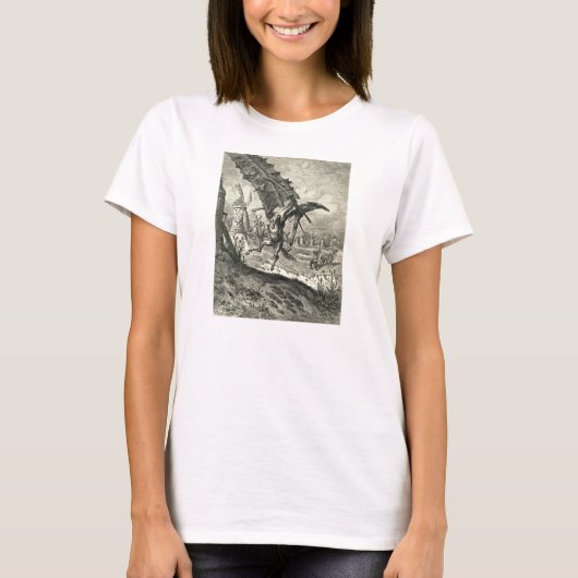 ドン・キホーテおよび風車 Tシャツ (正面)