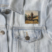 ドン・キホーテおよびSancho 缶バッジ (インサイチュ)