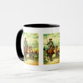 ドン・キホーテおよびSancho Panza マグカップ (正面左)