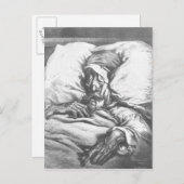 ドン・キホーテが負傷 ポストカード (正面/裏面)