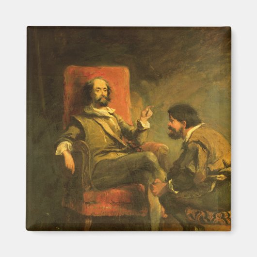 ドン・キホーテとサンチョ・パンザ マグネット (正面)