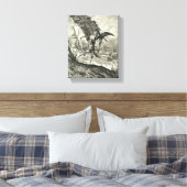 ドン・キホーテと風車 キャンバスプリント (インサイチュ (寝室))